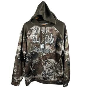 REDHEAD Sweater Men's Camouflage Hooded Pullover Large Hunting Outdoor